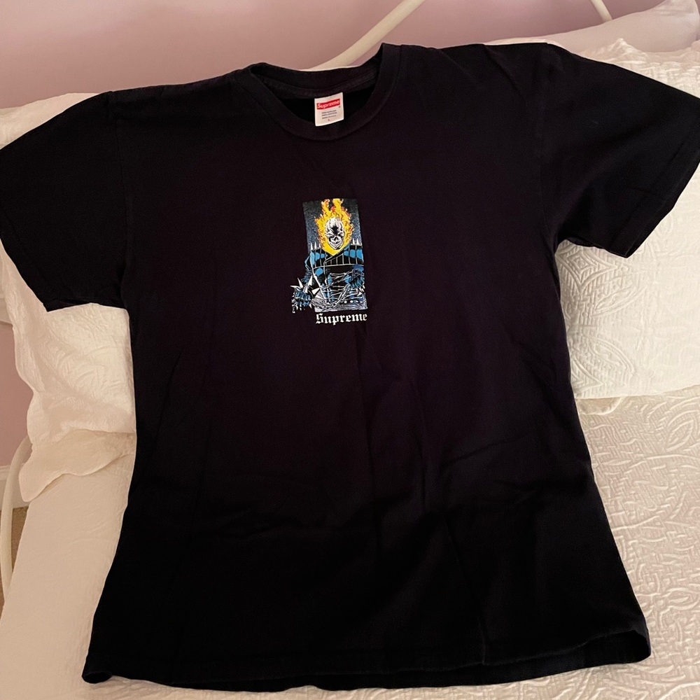 Supreme Ghost Rider Tshirt - Navy